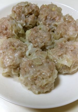 フライパンで簡単 ジューシーシュウマイ-レシピのメイン写真