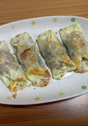 豚こま大葉チーズ棒餃子-レシピのメイン写真