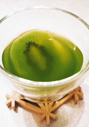キウイ抹茶ティ-レシピのメイン写真