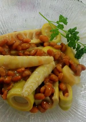 真竹のわさびと納豆和え-レシピのメイン写真
