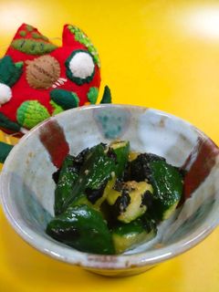 きゅうりの焼き海苔生姜醤油和え -レシピのメイン写真
