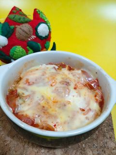 トマトとキムチのチーズ焼き -レシピのメイン写真