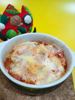 トマトとキムチのチーズ焼き -レシピのメイン写真