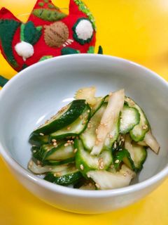 きゅうりとセロリのポン酢和え-レシピのメイン写真