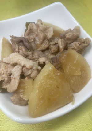 カブと豚肉の煮物　256-レシピのメイン写真