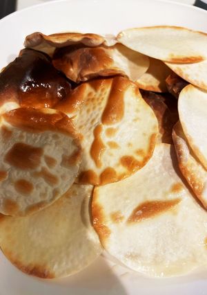 カロリー抑えたい時に！ 餃子の皮せんべい-レシピのメイン写真