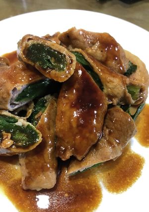 豚薄切り肉のニラ巻き-レシピのメイン写真