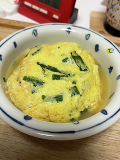 レンジで簡単!!ふわふわ豆腐ニラ玉-レシピのメイン写真