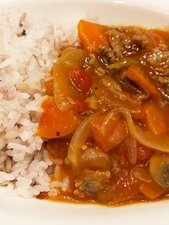 トマトたっぷりハヤシライス風煮込み-レシピのメイン写真