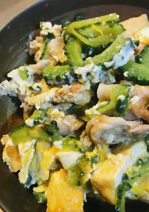 厚揚げ豆腐の豚玉ゴーヤーチャンプルー-レシピのメイン写真