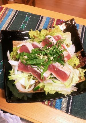 ♡マグロのタタキの豪華サラダ♡-レシピのメイン写真