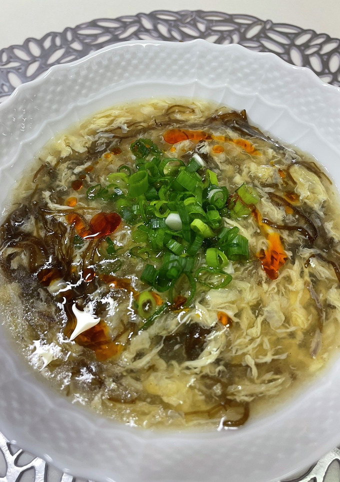 簡単もずくと卵の中華スープ-レシピのメイン写真