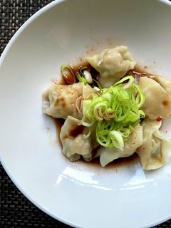 酸味と辛味ダレで白菜水餃子-レシピのメイン写真