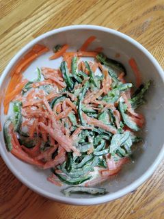 人参とピーマンの明太マヨ和え-レシピのメイン写真
