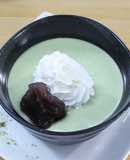 簡単ヘルシー＊豆腐で抹茶ババロア