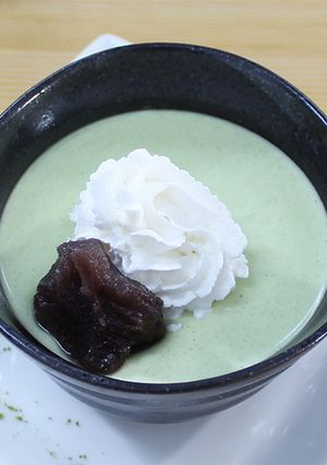 簡単ヘルシー＊豆腐で抹茶ババロア-レシピのメイン写真