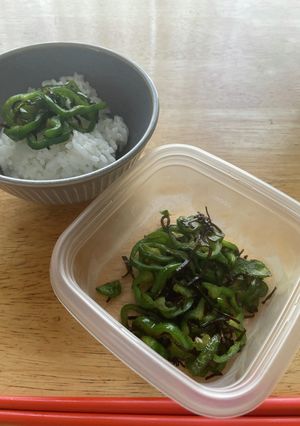 材料2つ！5分で出来るピーマン塩昆布-レシピのメイン写真