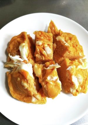 レンジでできる甘い卵焼き-レシピのメイン写真