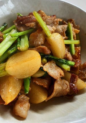 豚バラと蕪の塩だし炒め-レシピのメイン写真