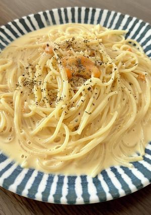✨瓶塩雲丹で!雲丹クリームパスタ✨-レシピのメイン写真