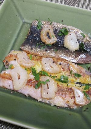 鰯ガーリックソテー（ターメリック風味）-レシピのメイン写真
