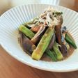 焼きなすとオクラの醤油麹漬け QC