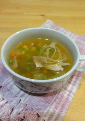 *カレーの後のコペコペ鍋deスープ*-レシピのメイン写真