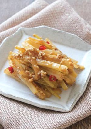 セルリーの味噌きんぴら-レシピのメイン写真