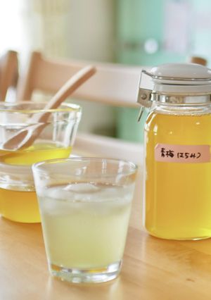 梅はちみつソーダ【自家製梅ジュース】-レシピのメイン写真