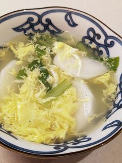 蕪と卵のスープ-レシピのメイン写真