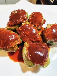 ピーマンの肉詰め-レシピのメイン写真