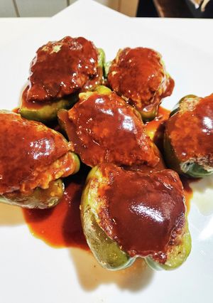 ピーマンの肉詰め-レシピのメイン写真