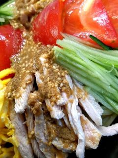 冷やし中華 ごまだれ★動画あり★-レシピのメイン写真