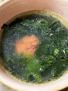 即席梅わかスープ-レシピのメイン写真
