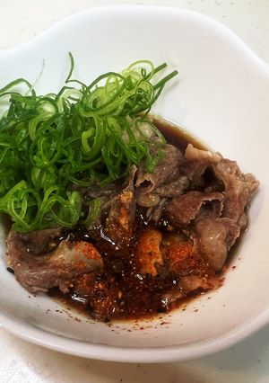 圧力鍋で旨みたっぷり！牛すじ煮込みポン酢-レシピのメイン写真