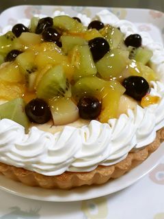 レンチンカスタで♡フルーツタルト♡-レシピのメイン写真