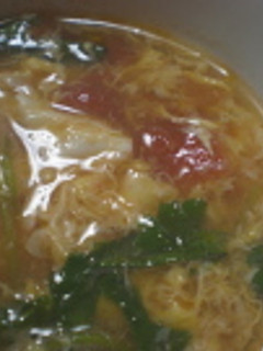 缶詰で簡単☆トマトと玉子の中華スープ-レシピのメイン写真