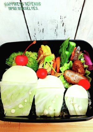 お弁当deクリームソーダ♪簡単キャラ弁☆-レシピのメイン写真