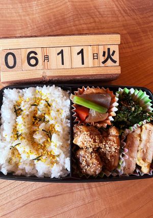 2024.6/11 高校生男子お弁当-レシピのメイン写真