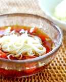 トマトと乾燥バジル☆そうめんつけタレ☆