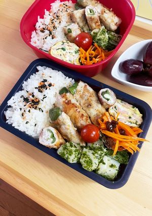 20240611娘ちゃん息子っちのお弁当-レシピのメイン写真