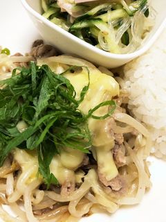 ◆丼OK◆ もやしとそぼろ炒め-レシピのメイン写真
