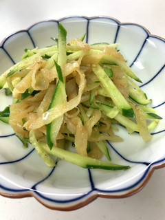 クラゲと胡瓜の簡単中華風-レシピのメイン写真