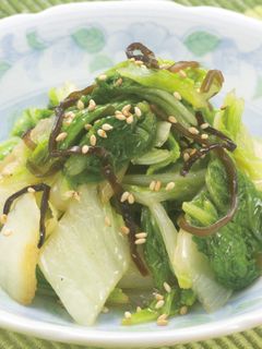 簡単やみつき!塩昆布和え【白菜】-レシピのメイン写真