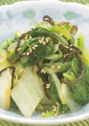簡単やみつき!塩昆布和え【白菜】-レシピのメイン写真