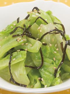 簡単やみつき!塩昆布和え【キャベツ】-レシピのメイン写真