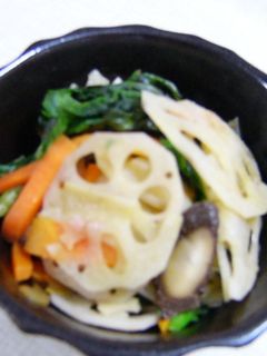 れんこんの簡単炒り煮-レシピのメイン写真