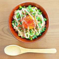 รูปของ 高たんぱく！ツナたま丼
