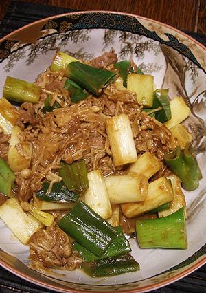 豚肉とネギとえのき茸の和風カレー煮-レシピのメイン写真