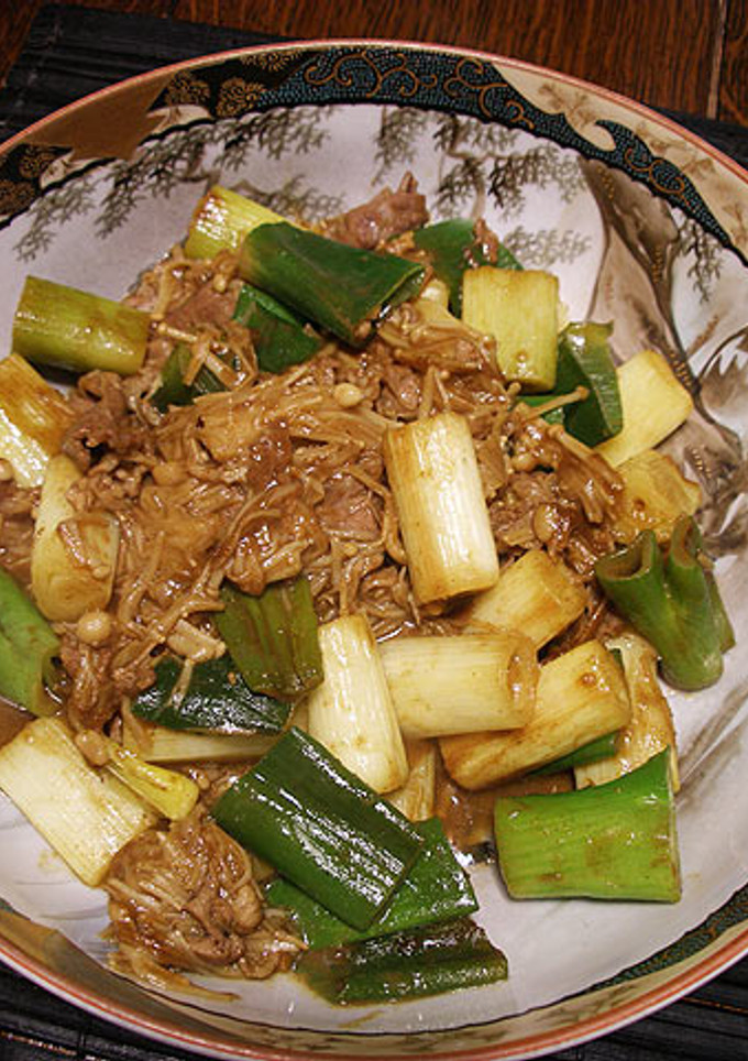豚肉とネギとえのき茸の和風カレー煮-レシピのメイン写真